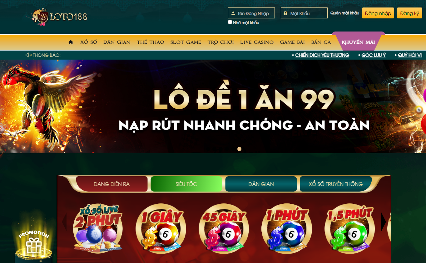 App lồ đề Loto188 App lồ đề Loto188