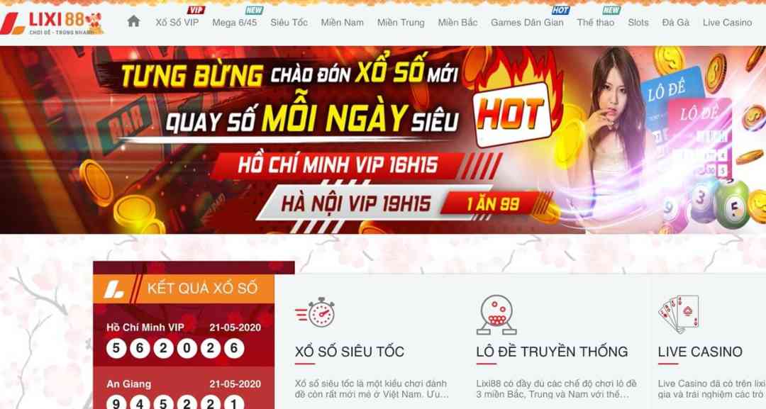 Lixi88 - Web xổ số trực tuyến ấn tượng Lixi88 - Web xổ số trực tuyến ấn tượng