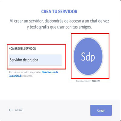 como crear un servidor de discord paso a paso