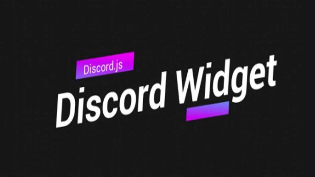 cómo agregar un widget de servidor de discord
